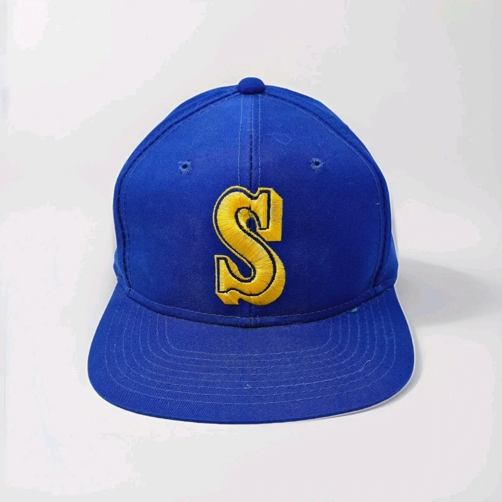 Vintage Drew Pearson MLB‎ Seattle Mariners Embroidered Hat Adult Cap Snapback